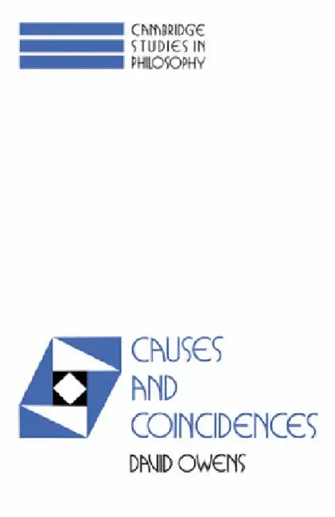 Cover of Causes and Coincidences