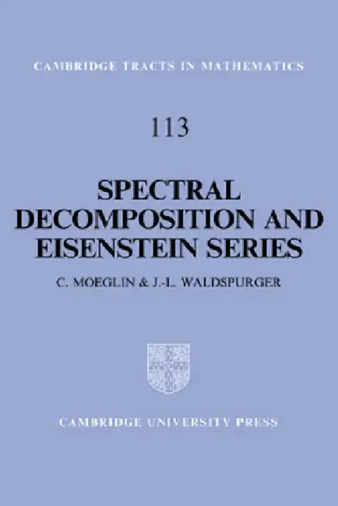 Cover of Spectral Decomposition and Eisenstein Series