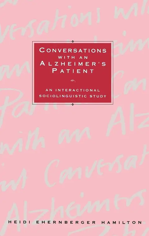 Cover of Conversations with an Alzheimer`s Patient