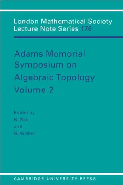 Cover of Adams Memorial Symposium on Algebraic Topology