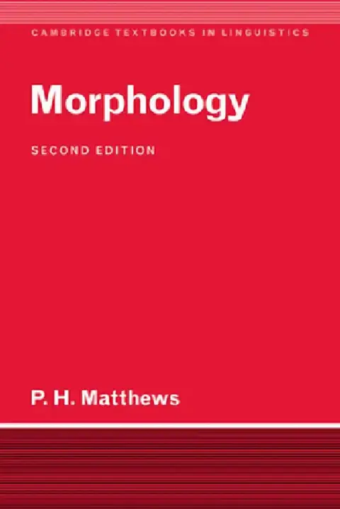 Cover of Morphology