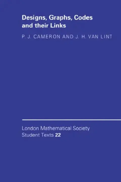 Cover of Designs, Graphs, Codes, and Their Links