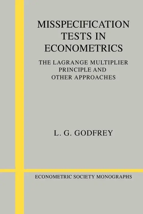 Cover of Misspecification Tests in Econometrics