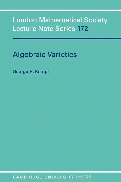 Cover of Algebraic Varieties