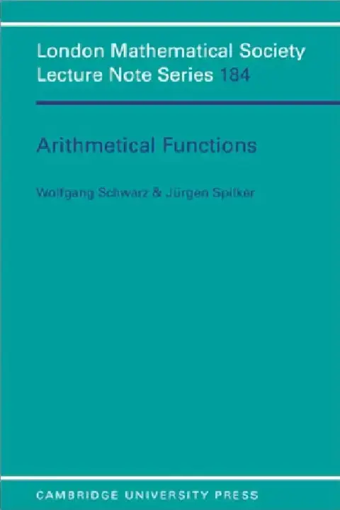 Cover of Arithmetical Functions