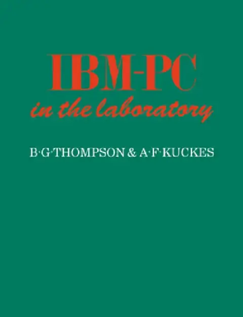 Cover of IBM-PC in the Laboratory