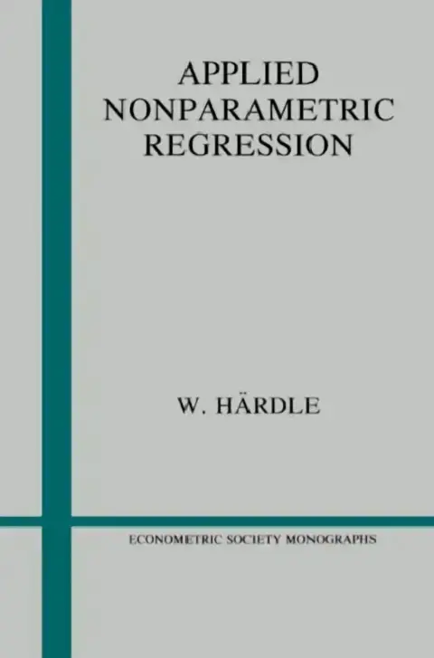 Cover of Applied Nonparametric Regression