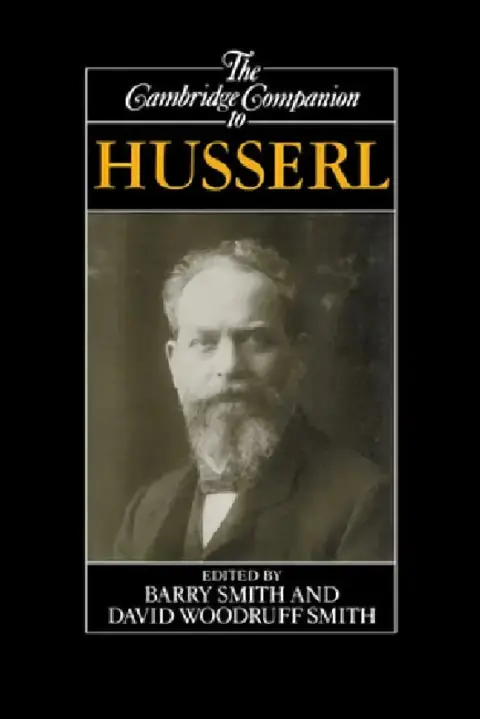 Cover of The Cambridge Companion to Husserl