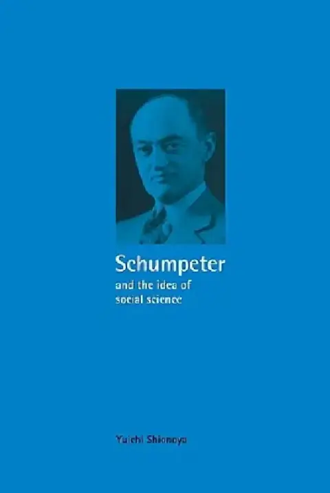 Cover of Schumpeter and the Idea of Social Science