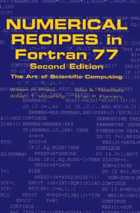 Cover of Numerical Recipes in FORTRAN 77