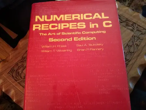Cover of Numerical Recipes in C