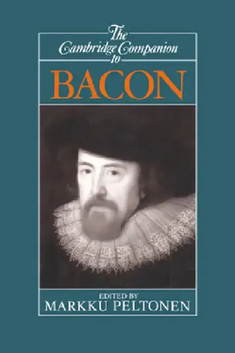 Cover of The Cambridge Companion to Bacon