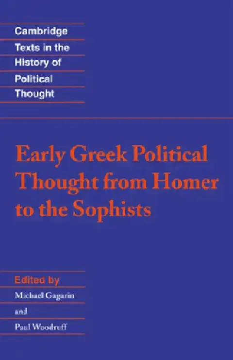 Cover of Early Greek Political Thought from Homer to the Sophists