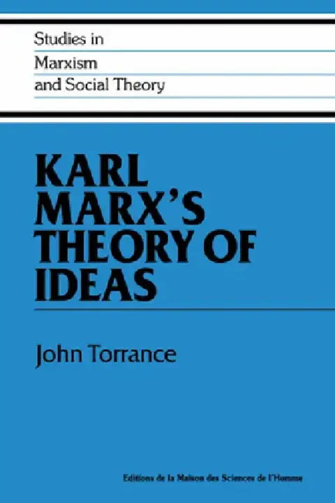Cover of Karl Marx's Theory of Ideas