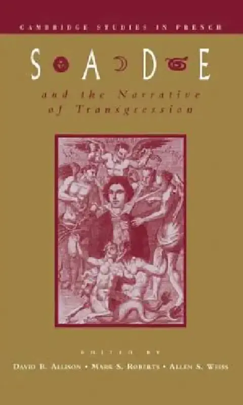 Cover of Sade and the Narrative of Transgression