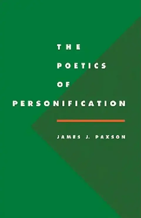 Cover of The Poetics of Personification