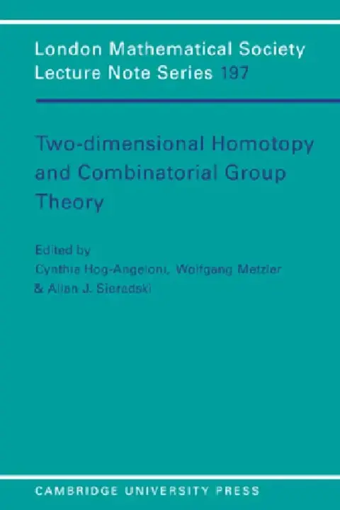 Cover of Two-Dimensional Homotopy and Combinatorial Group Theory