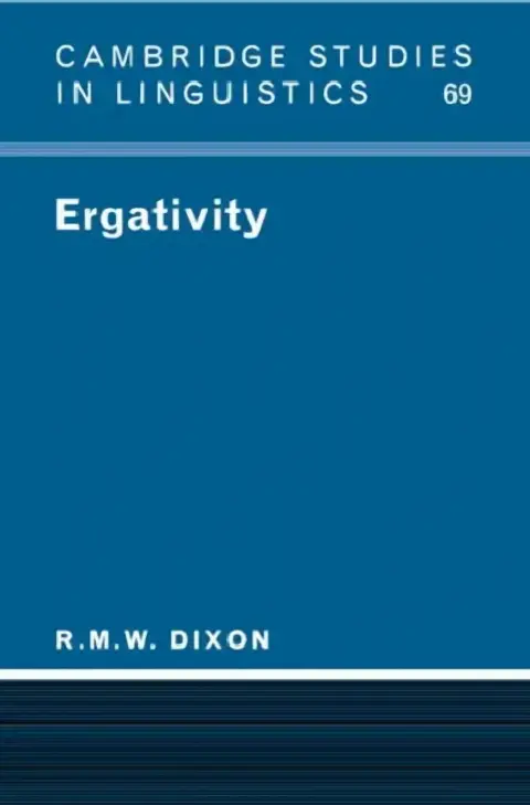 Cover of Ergativity