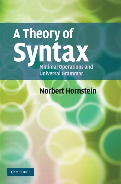 Cover of A Theory of Syntax
