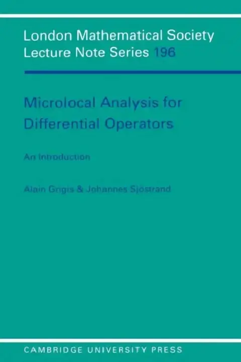 Cover of Microlocal Analysis for Differential Operators