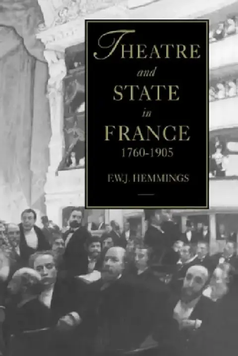 Cover of Theatre and State in France, 1760-1905