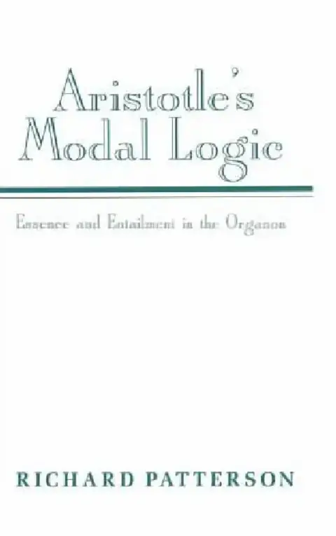 Cover of Aristotle's Modal Logic