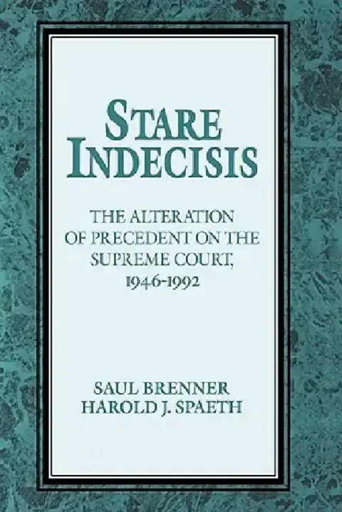 Cover of Stare Indecisis