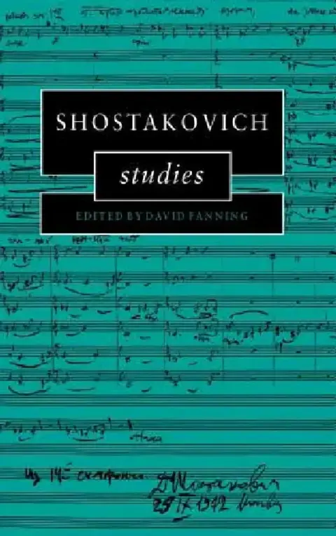 Cover of Shostakovich Studies