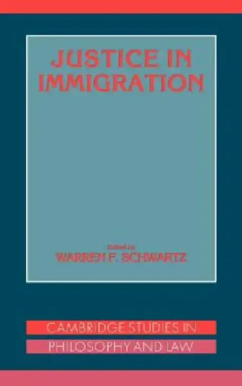 Cover of Justice in Immigration