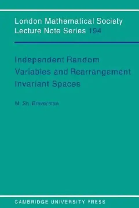 Cover of Independent Random Variables and Rearrangement Invariant Spaces