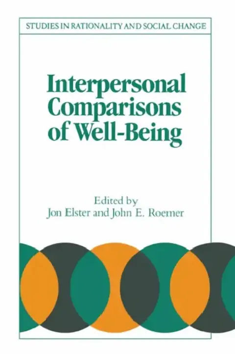 Cover of Interpersonal Comparisons of Well-Being