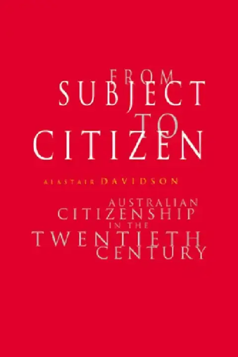 Cover of From Subject to Citizen