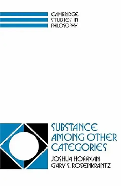 Cover of Substance Among Other Categories