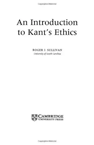 Cover of An Introduction to Kant's Ethics