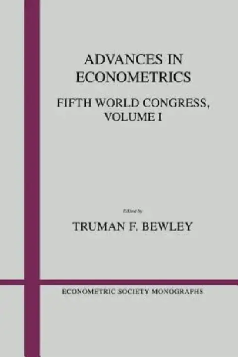 Cover of Advances in Econometrics