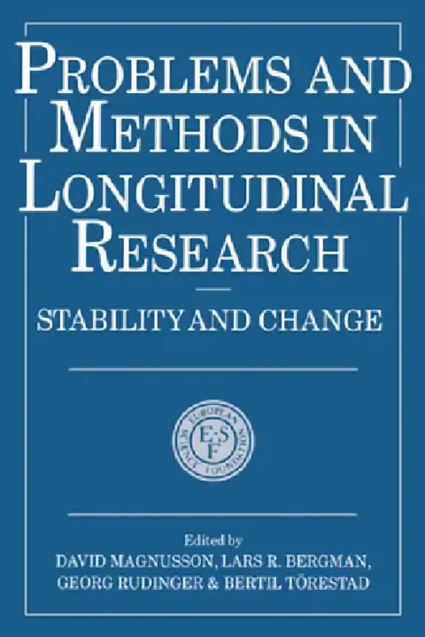 Cover of Problems and Methods in Longitudinal Research