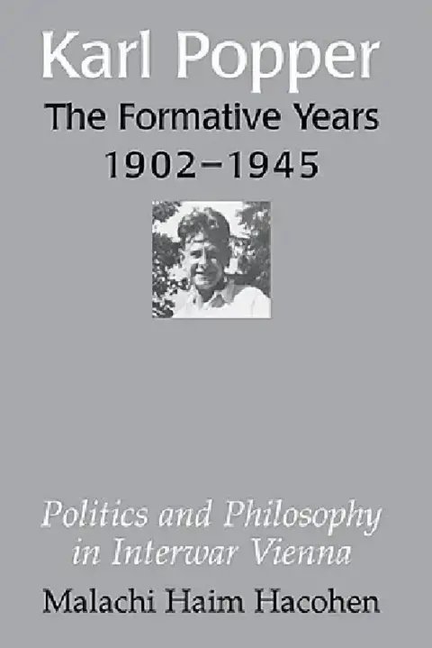 Cover of Karl Popper - The Formative Years, 1902 1945