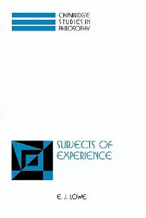 Cover of Subjects of Experience