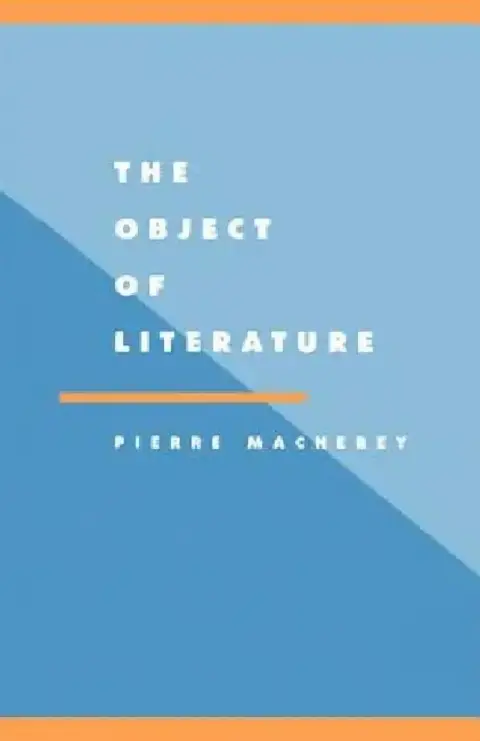 Cover of The Object of Literature