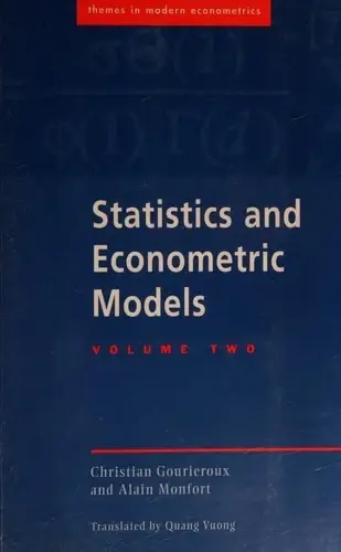 Cover of Statistics and Econometric Models
