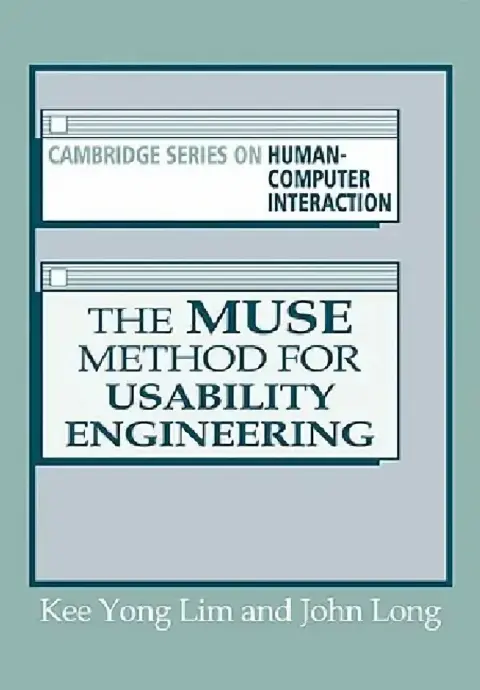 Cover of The Muse Method for Usability Engineering