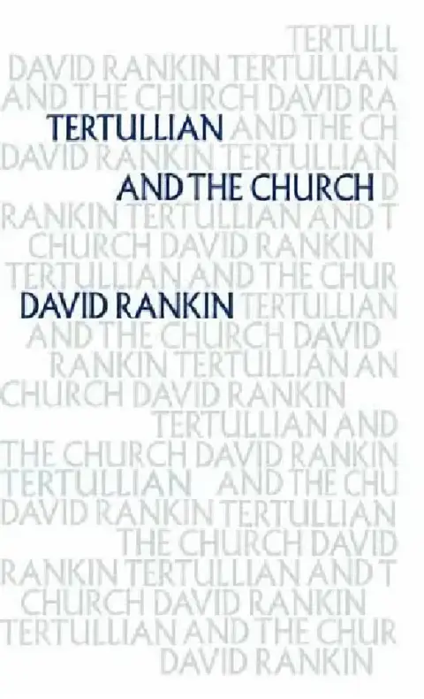 Cover of Tertullian and the Church