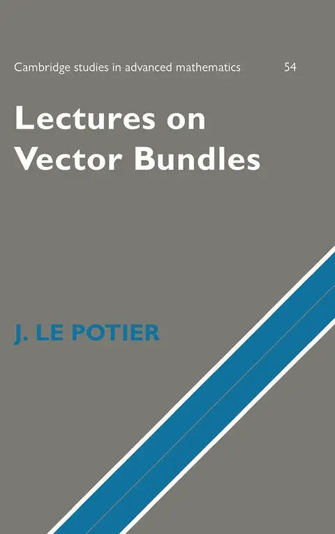 Cover of Lectures on Vector Bundles