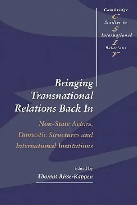 Cover of Bringing Transnational Relations Back in