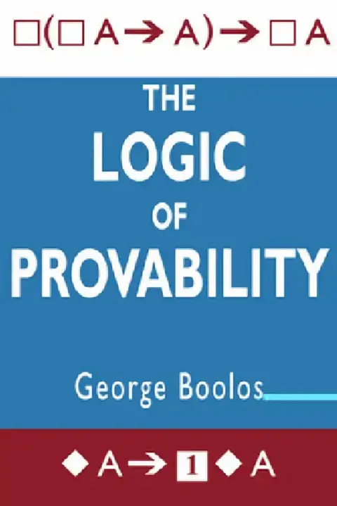 Cover of The Logic of Provability