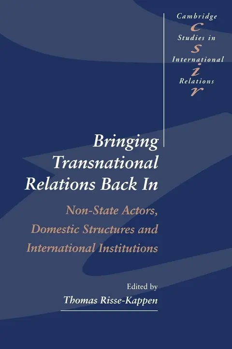 Cover of Bringing Transnational Relations Back in