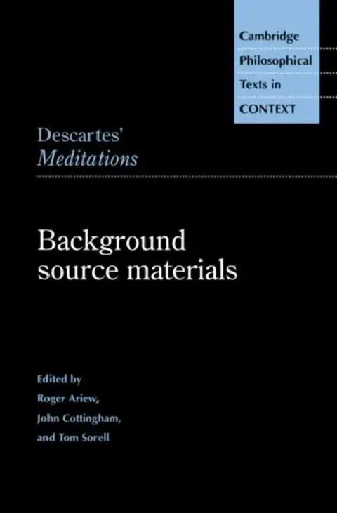 Cover of Descartes' Meditations