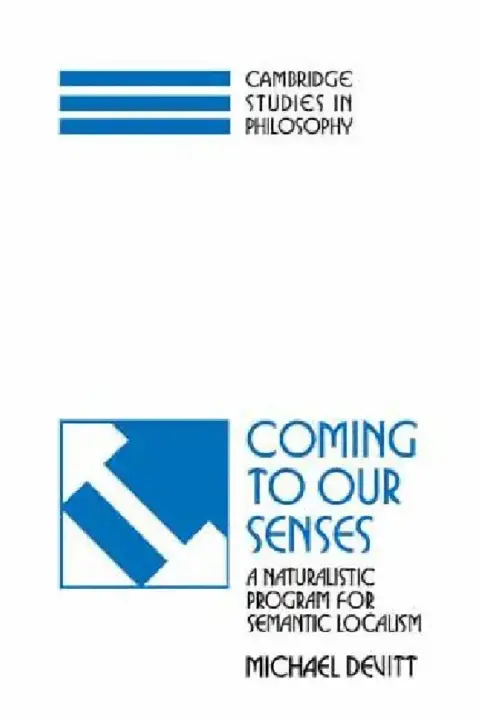 Cover of Coming to our Senses