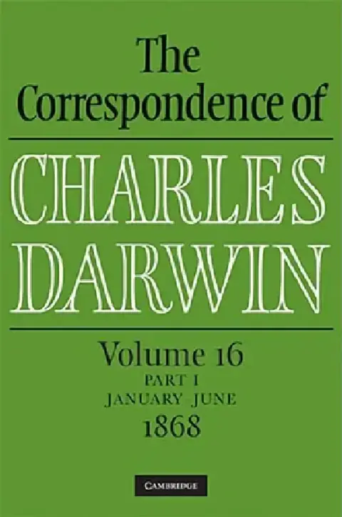 Cover of The Correspondence of Charles Darwin Parts 1 and 2 Hardback
