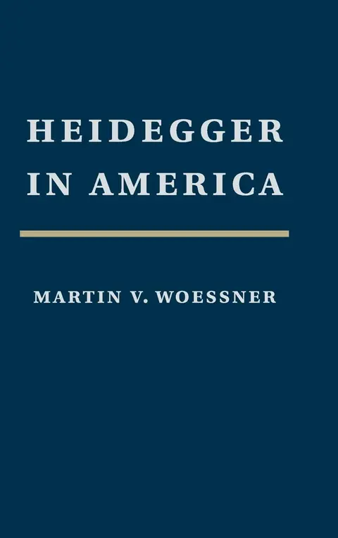 Cover of Heidegger in America